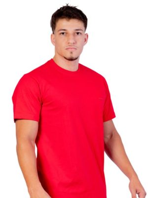 Camiseta gola O DSL VERMELHA básica.