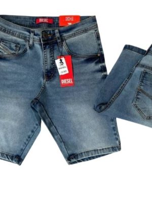 Bermuda Jeans masculina DSL 98% algodão 2% elastano slim fit