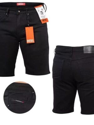 Bermuda Jeans masculino DIESEL slim fit 98% algodão 2% elastano