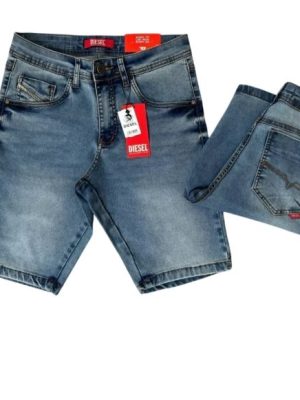 Bermuda Jeans masculina DSL 98% algodão 2% elastano slim fit